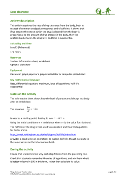 Activity description - Nuffield Foundation