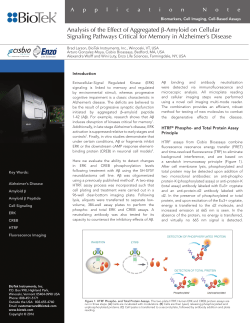 Analysis of the Effect of Aggregated &beta;