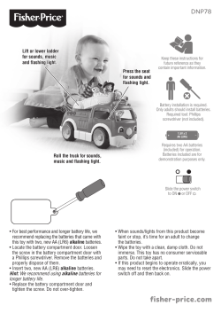Roll the truck for sounds, music and flashing light. Lift or lower
