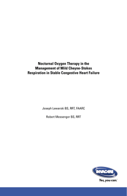Nocturnal Oxygen Therapy in the Management of Mild