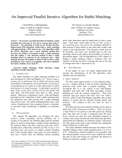 An Improved Parallel Iterative Algorithm for Stable Matching