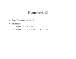 Homework #3