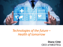 Diane Côté - MEDTEQ
