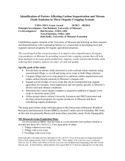 Identification of Factors Affecting Carbon Sequestration and Nitrous