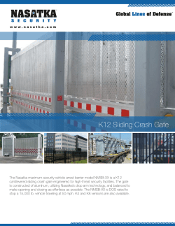 K12 Sliding Crash Gate