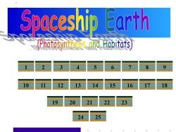 Spaceship Earth – Quiz