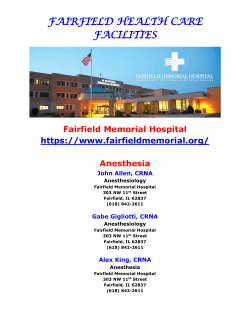 Fairfield Health Care Facilities