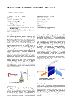A Compact Short-Pulse Bremsstrahlung Source from LWFA Electrons
