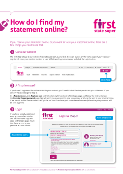 How do I find my statement online?
