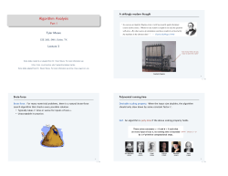 Algorithm Analysis