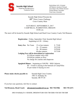 Seaside High School - Three Course Challenge