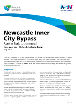 Newcastle Inner City Bypass - Rankin Park to Jesmond