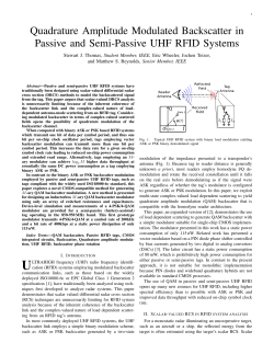 Quadrature Amplitude Modulated Backscatter in