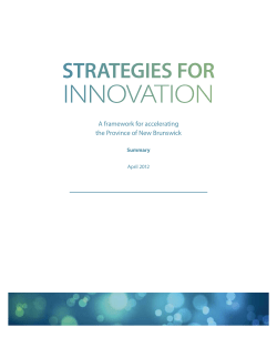 Strategies for Innovation