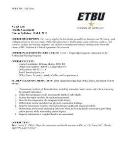 course evaluation methods - East Texas Baptist University