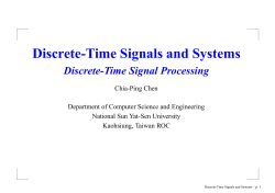 Discrete-Time Signals and Systems