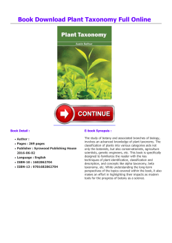 Book Plant Taxonomy Full Online