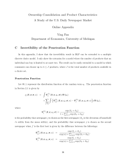 Ownership Consolidation and Product Characteristics: A Study of