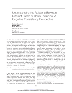 Understanding the Relations Between Different Forms of Racial