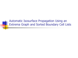 Automatic Isosurface Propagation Using an Extrema Graph and