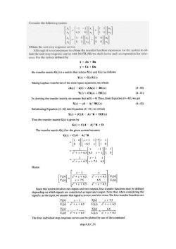 function [yout,x,t] = step(a,b,c,d,iu,t) %STEP Step response of LTI