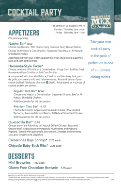 Take your next cocktail party to the peak of perfection in one of our