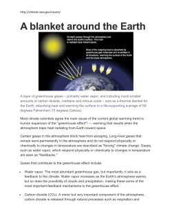 A blanket around the Earth