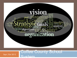 Goal 1 - Coffee County School System