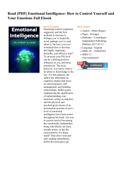 Read  Emotional Intelligence: How to Control
