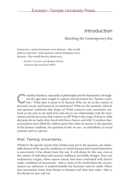 The Risk Society Revisited: Social Theory and
