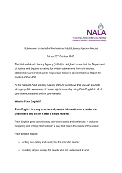 030 NALA - Ireland`s UPR