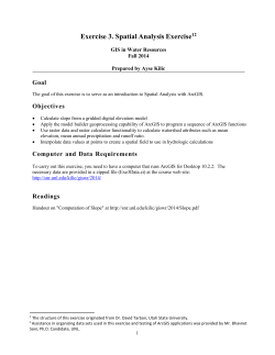 Slope - School of Natural Resources