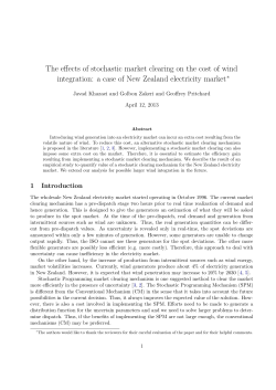 The effects of stochastic market clearing on the cost of wind integration