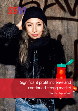 Significant profit increase and continued strong market
