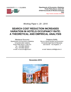 search cost reduction increases variation in hotels occupancy rate