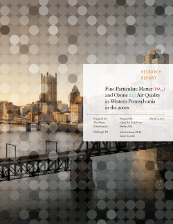 Fine Particulate Matter(PM2.5) and Ozone (O3) Air Quality in