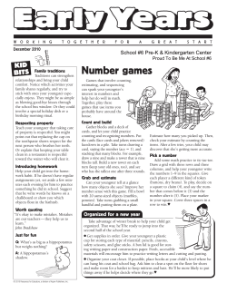 Number games - Oceanside School District