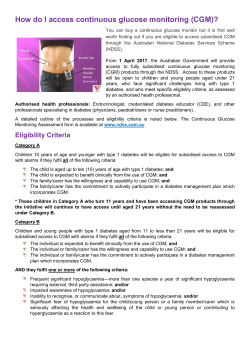 How do I access continuous glucose monitoring (CGM)?
