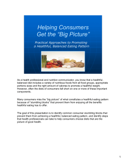 Helping Consumers Get the &ldquo;Big Picture&rdquo;