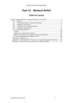 Capital Acquisitions Tax