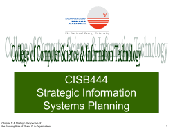 The McFarlan and McKenney Strategic IT/IS Grid