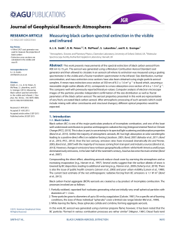 Measuring black carbon spectral extinction in the visible and infrared