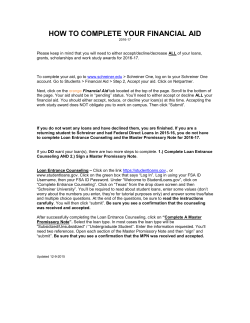 how to accept your financial aid