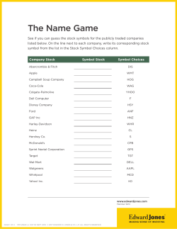 The Name Game - Edward Jones