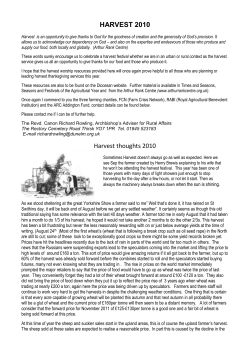 Harvest Worship Resources 2010 (Word