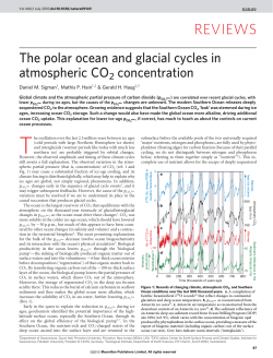 The polar ocean and glacial cycles in atmospheric CO2 concentration