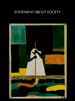 STATEMENT ABOUT SOCIETY