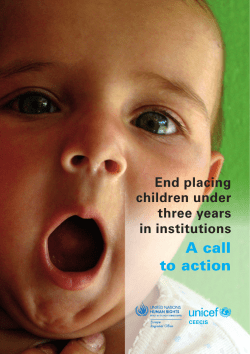 A call to action