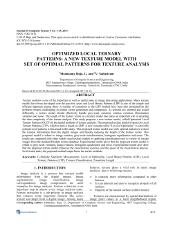 optimized local ternary patterns: a new texture model with set of