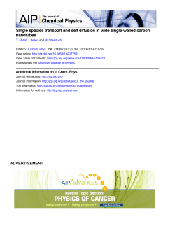 Single species transport and self diffusion in wide single